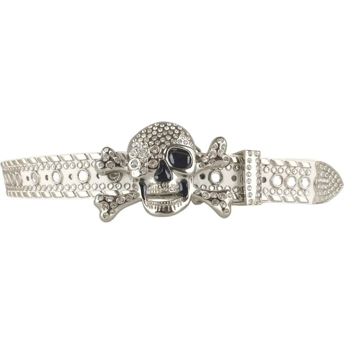 Ceinture rebelle tête de mort pour homme – Image 2