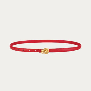 Ceinture fine femme boucle nœud